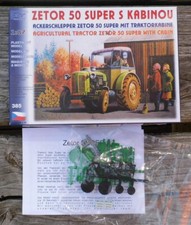 Traktor Zetor 50 Super S - mit Kabine  - 1:87  Bausatz von SDV-Models