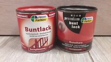 26,40€/L Profi Farben Premium Buntlack 0,375 L Holz-Metall-Beton-PVC-Lack (A318)