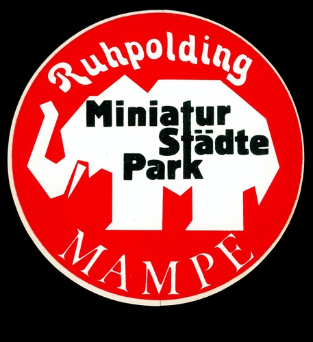 Werbe aufkleber mampe - werbe,
