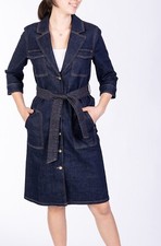 BLUE MONKEY TRENCHCOAT KLEID
