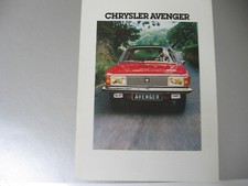 Prospekt Chrysler Simca Avenger 12/1977