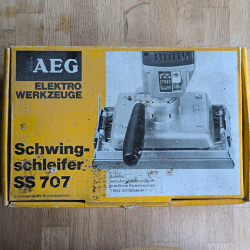 Aeg schwingschleifer 707 - aeg, ss