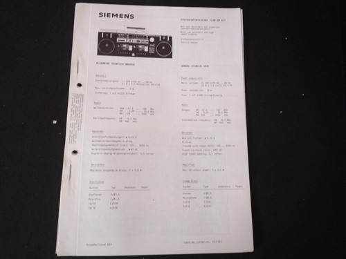 Original service manual - service,