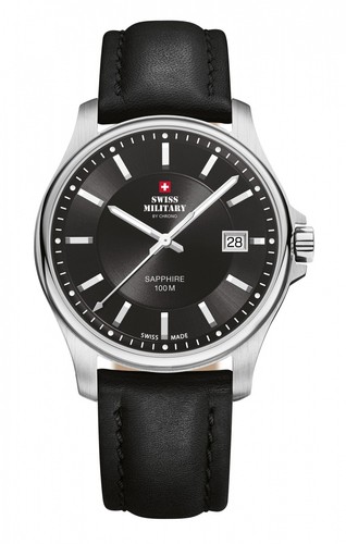Swiss military chrono - by,