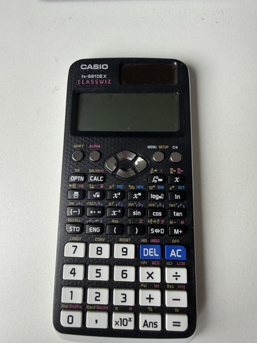 Casio 991de neue - x,