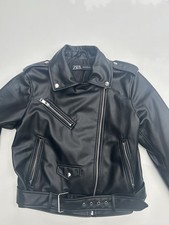 Biker Jacke von Zara in Lederoptik Gr. 36-38