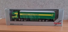 Herpa Gardinenplanen-SZ „Sparks Transport“ mit der 3-achs SZM Scania R 480