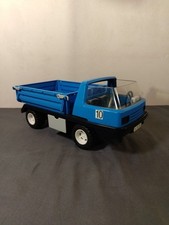 Playmobil 3476 Euro Trans Tranporter LKW ohne Plane Pritsche Baustelle alt