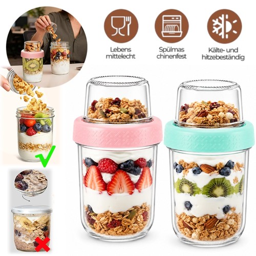 Overnight oats gläser mit - overnight,