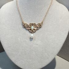 Jugendstil Kette Opal