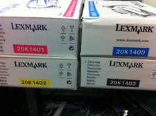 original Lexmark 20K1401 20K1402 20K1403 20K1400 Tonersatz für C510