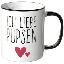 JUNIWORDS Tasse "Ich liebe