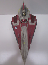 Star Wars The Clone Wars OBI Wan´s Jedi Starfighter Modell mit OBI WAN Figur