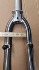 Alu  Gabel 28"  1 -  1/8"   Canti/V-Bremse Silber ALU-Schaft für Single-Speed
