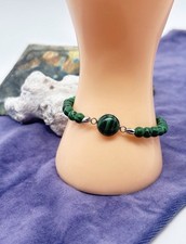 Armband Malachit Imitat