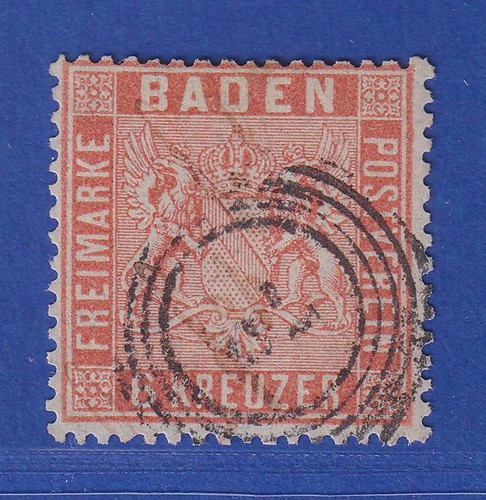 Baden 1860 wappen - 1860, kreuzer