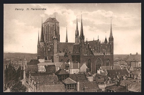 Danzig marienkirche im - danzig,, st.