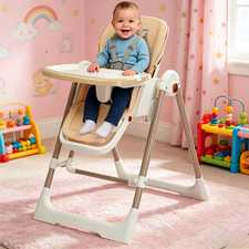 Faltbar 2-in-1-Hochstuhl für
