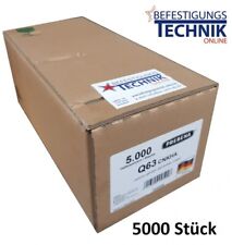 5000 Klammern Q-6774 63mm CNKHA verzinkt für Prebena Senco Würth Q BeA 180 Haubo