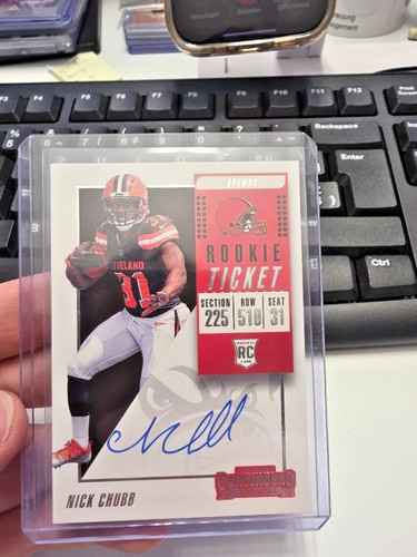 Nick chubb rookie ticket - chubb,