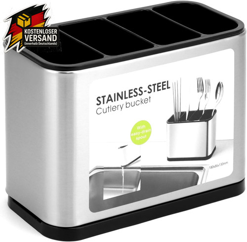 Edelstahl besteckhalter mit - ®,