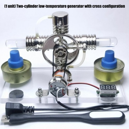 Stirlingmotor generator modell - generator,