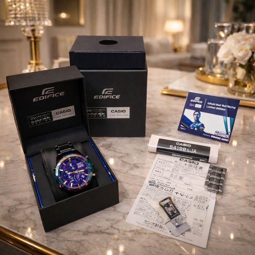 Casio edifice infiniti - infiniti, red