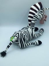 Madagascar Plüschtier Zebra Marty Dreamworks 2004 Gosh liegend Stofftier selten