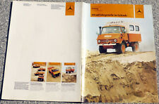 Unimog Prospekt - 1977 - MB - Allrad - Fahrgestelle im Gelände 364-1-1