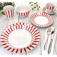 MamboCat 6er Set Porzellan Serie Split ROT