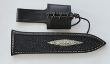 RAR Messer Scheide Rochenleder