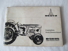 alte Deutz Ersatzteilliste -