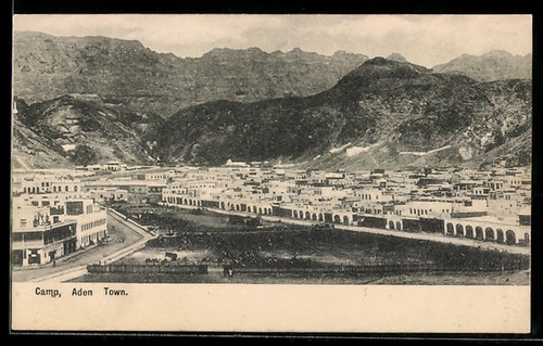 Ansichtskarte aden town - ansichtskarte,