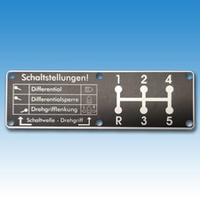 Holder Schaltschild für
