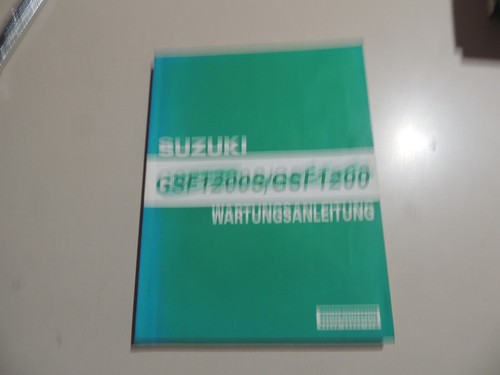 Werkstatthandbuch suzuki gsf - suzuki,