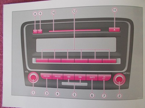 Skoda swing radio - radio/cd, audio