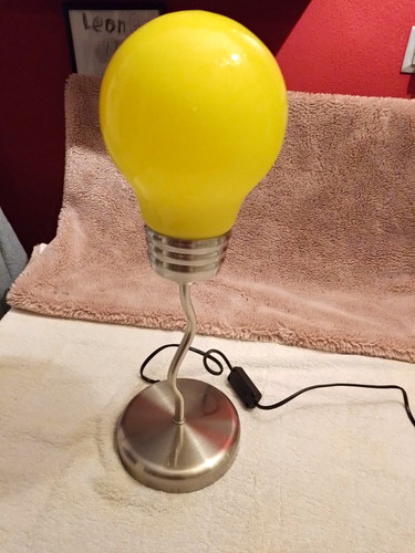 Vintage pop art tischlampe - vintage,