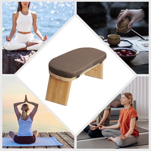 Meditationsbank bambus holz - bambus,