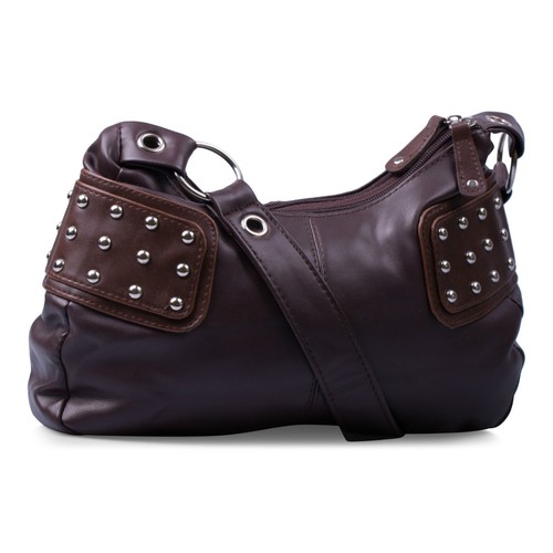 Handtasche schwarz braun - in,