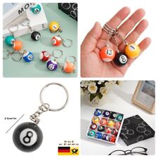 Schlüsselanhänger Billardkugel klein Mini Wunschfarbe/-nummer Billard 2,5 cm U19