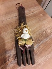 Dekobesteck aus  Holz -  Gabel