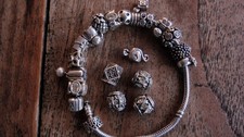 Pandora Armband 21 cm mit 14
