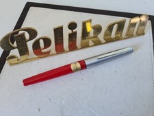 PELIKAN Pelikano Modell 3 "EF" Füllfederhalter Schulfüller rot 1969-1973