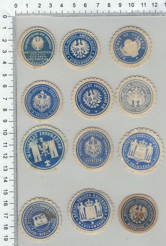 Konvolut siegelmarken - 12,