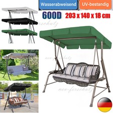 Ersatzdach Hollywoodschaukel Dach 203 x 140 cm Gartenschaukel Dachbezug 3 Sitzer
