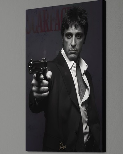 Scarface leinwandbild - leinwandbild, al