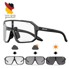 Photochrom Sonnenbrille Fahrradbrille selbsttönend hell/dunkel UV400 Sportbrille