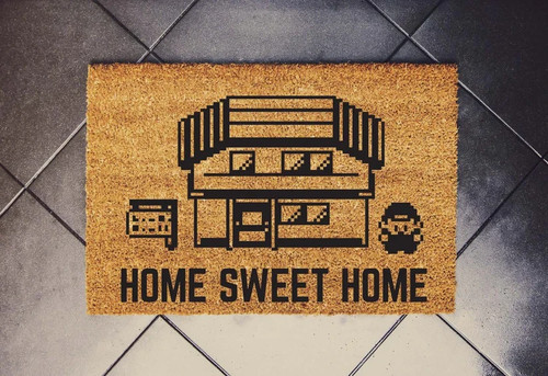Home sweet - home, fußmatte