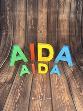 A I D A Buchstaben; Urlaub; Dekoration