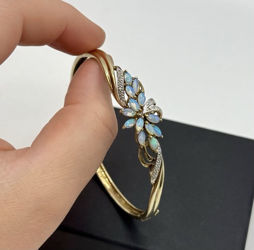 375 gold armreif opal - gold,